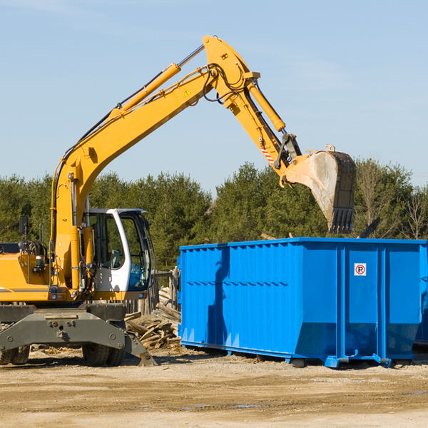 are there any restrictions on where a residential dumpster can be placed in Paragon Indiana